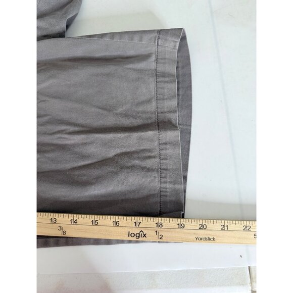 Faherty Chino Cotton Shorts Mens Size 35 Gray 9-inch Inseam Casual Walking Outdo - Picture 7 of 10